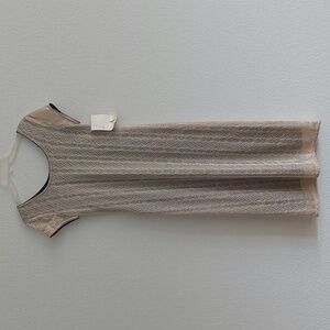 FOREVER CAROLINE Elegant Cream Lace Dress NWT